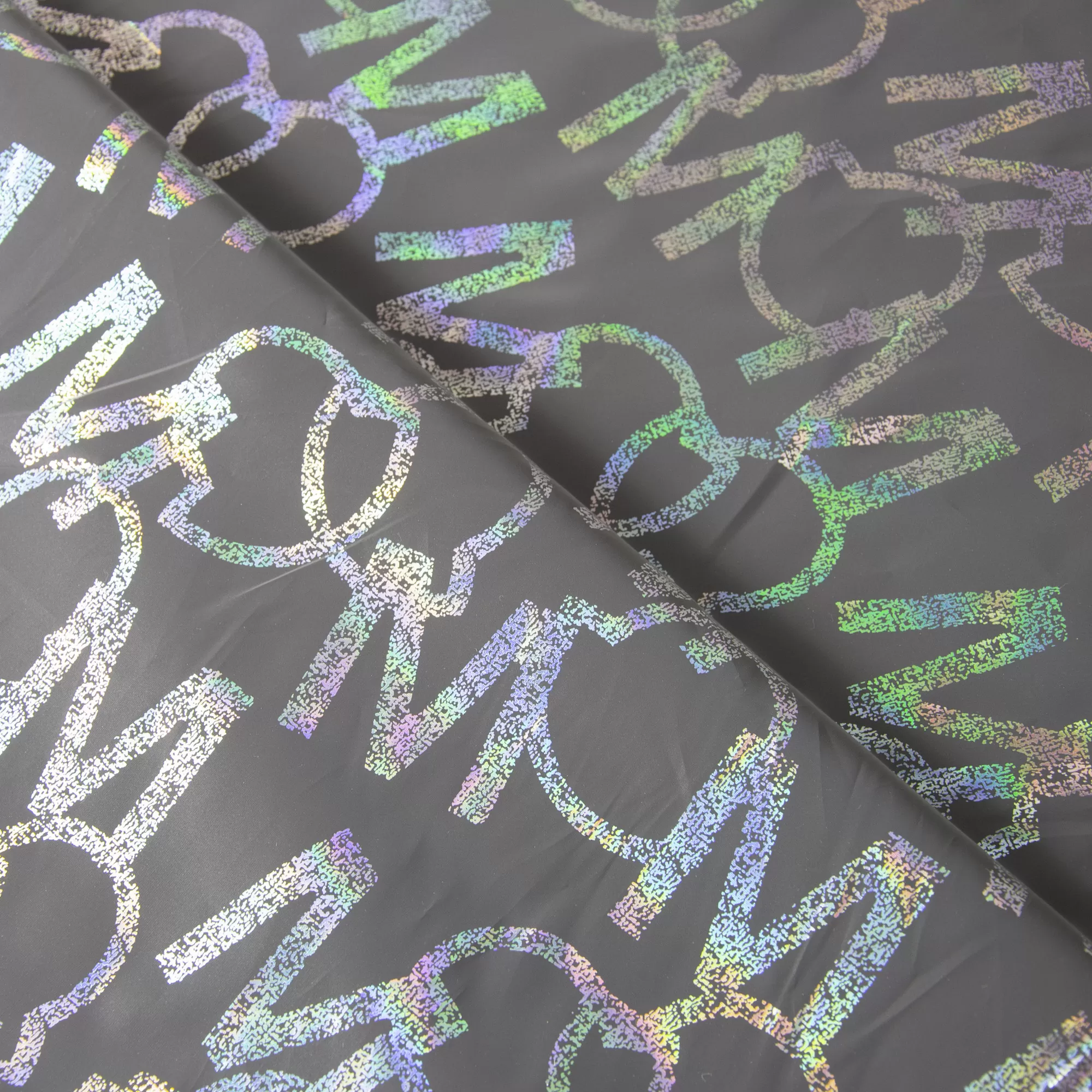 Тканина плащова світловідбиваюча REFLECTOR принт зображення