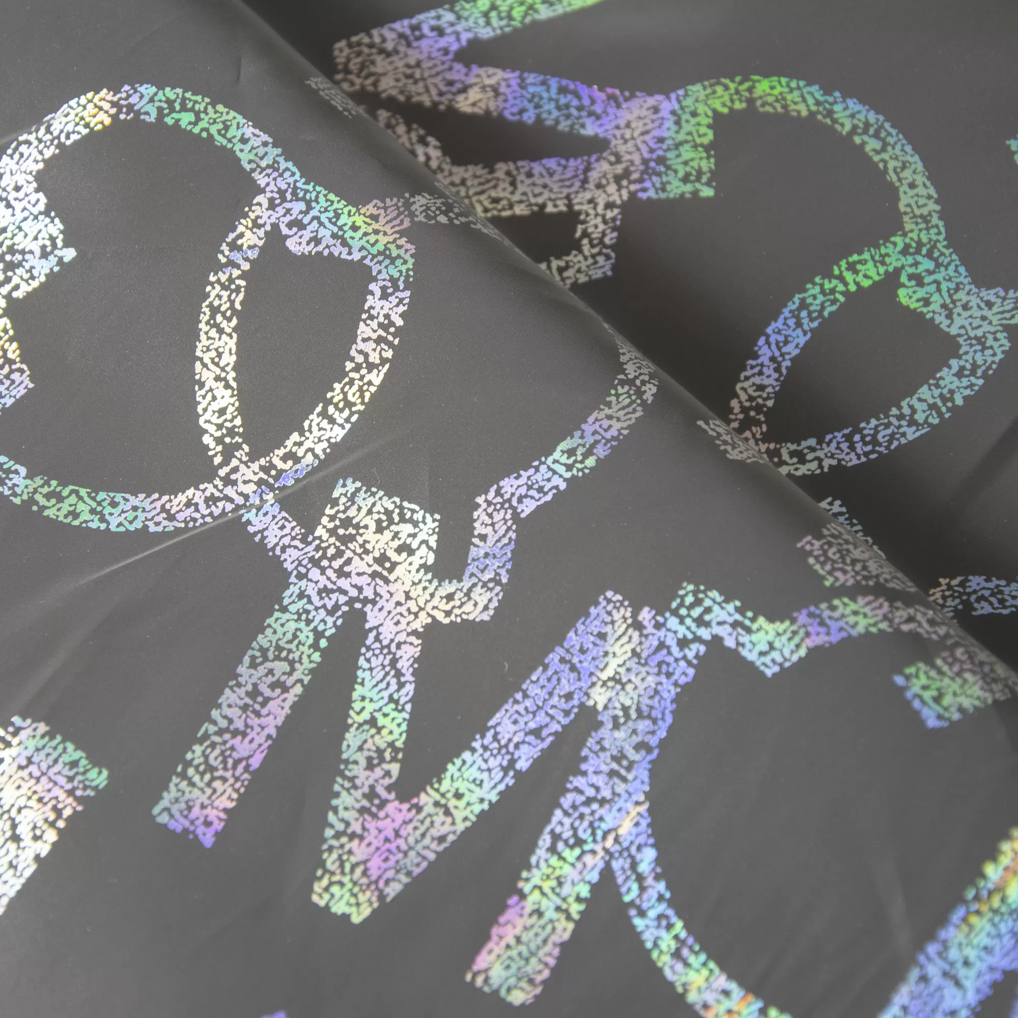 Тканина плащова світловідбиваюча REFLECTOR принт зображення