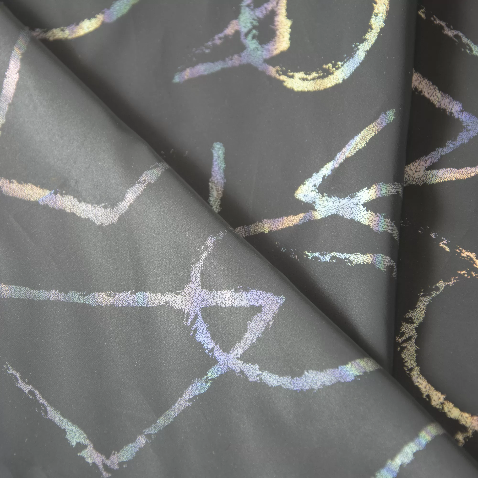 Тканина плащова світловідбиваюча REFLECTOR принт зображення