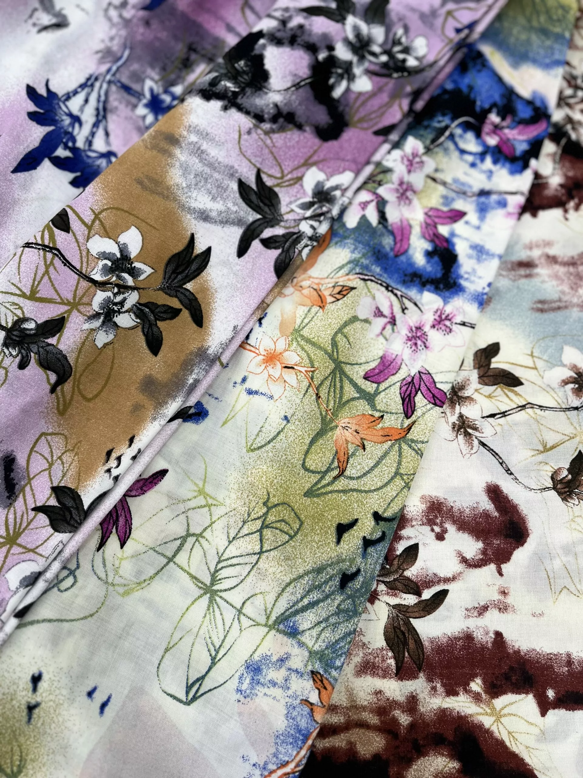 Штапель Y 62 квіти Штапель Y 62 квіти зображення