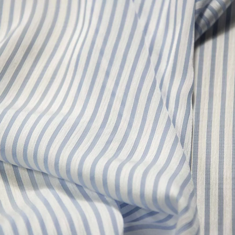 Тканина страйп шифон Т476 смужка #13 Тканина страйп шифон Т476 смужка #13 зображення