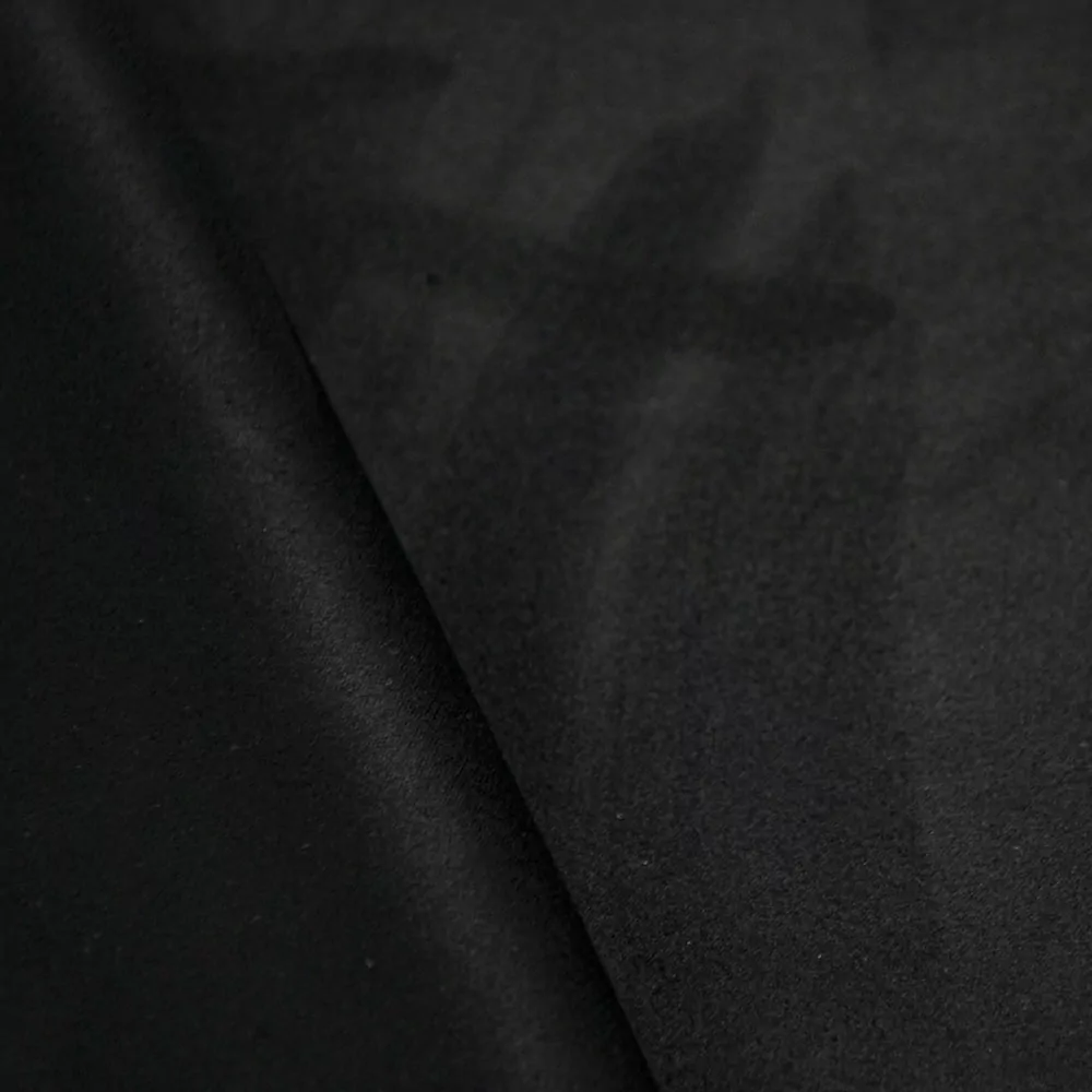 Штучна замша Y K191 WQ #220 black (інтерлок) зображення