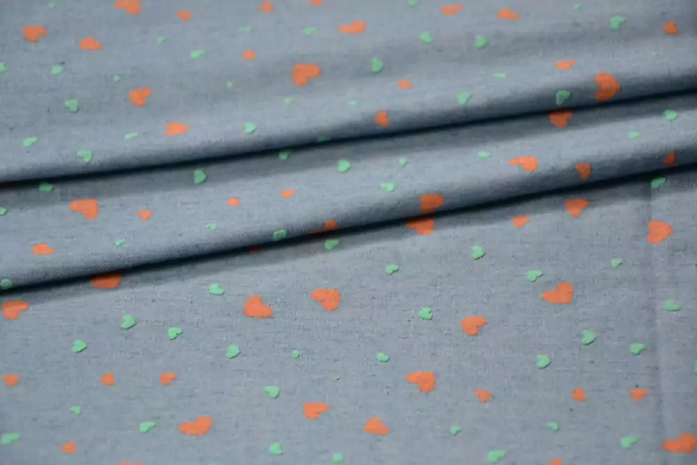 Джинс принт D14 серд. св. зображення