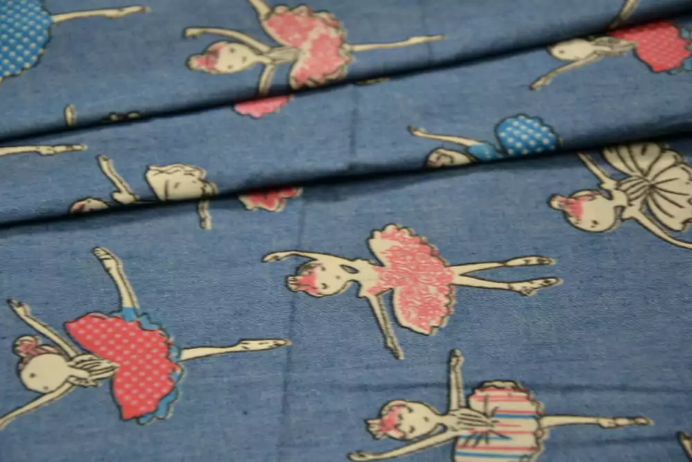 Джинс принт S балерина Джинс принт S балерина зображення