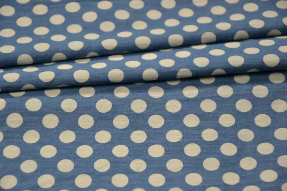 Джинс принт S Е-08 горох зображення