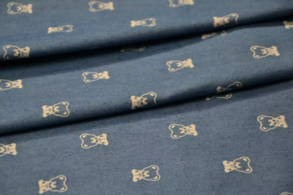 Джинс принт Y 170 # мишка Джинс принт Y 170 # мишка зображення